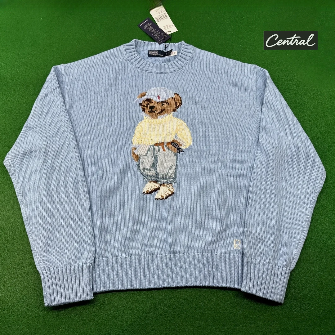 Ralph Lauren Knitted Sweater - Men's Light blue