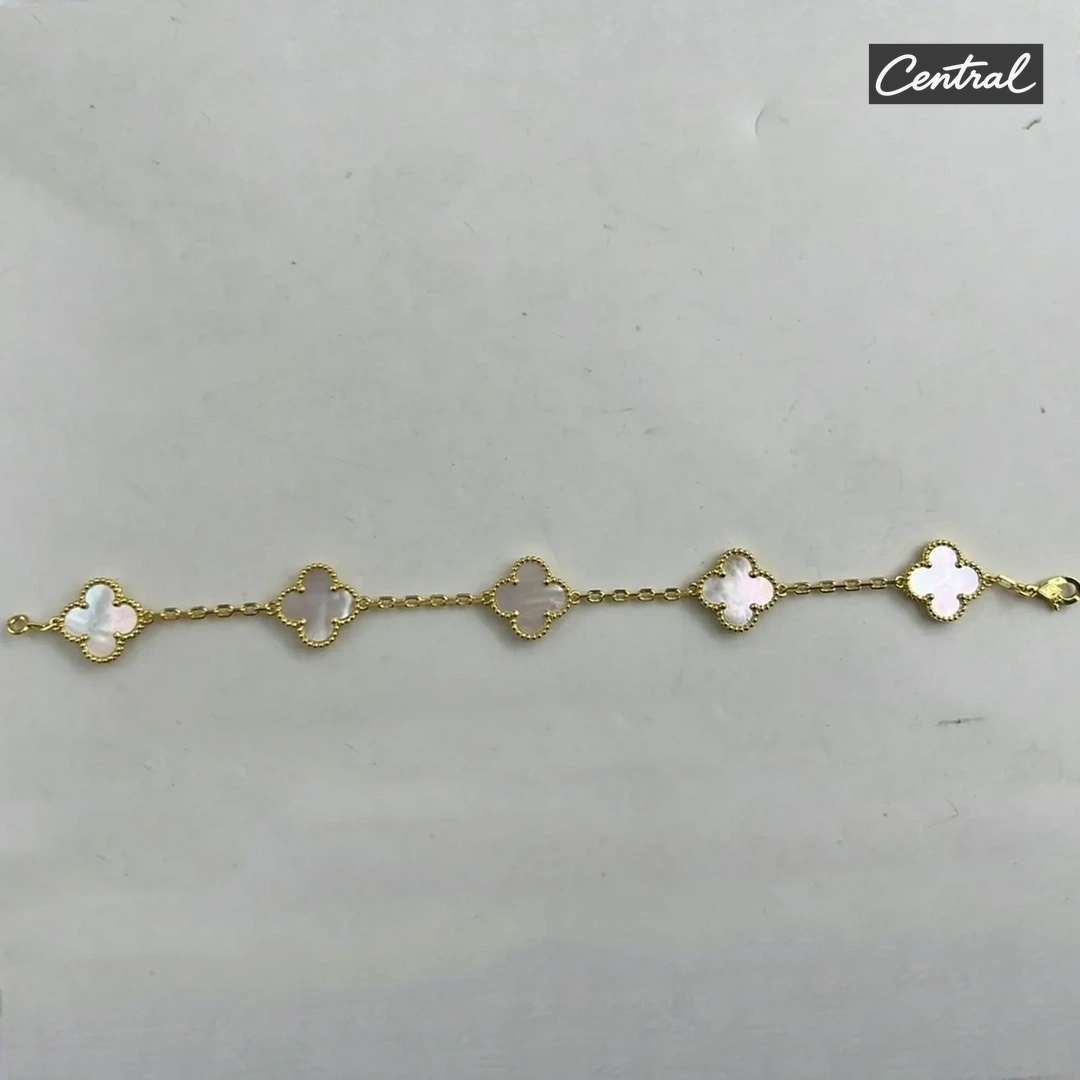 Van cleef Bracelet - Golden white