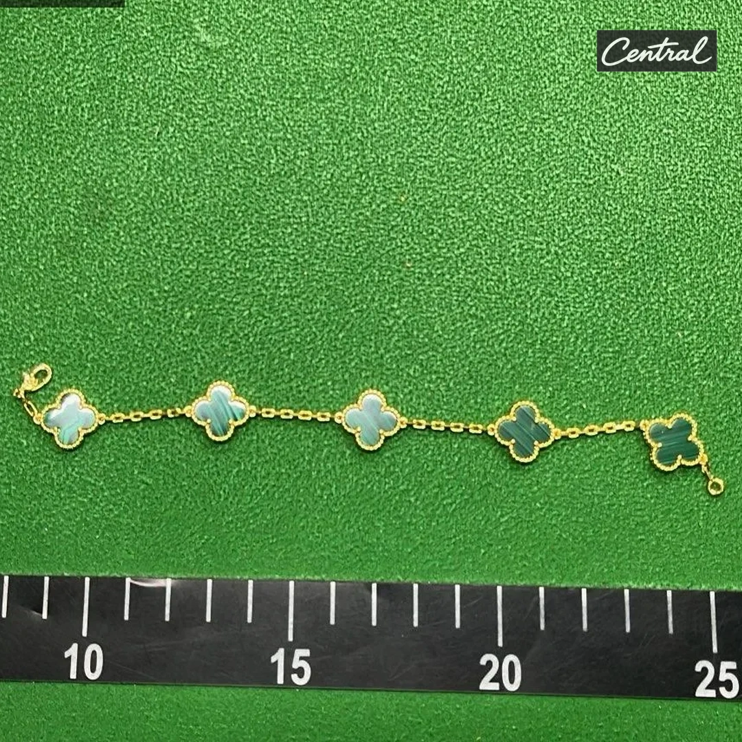 Van cleef Bracelet - Golden Malachite