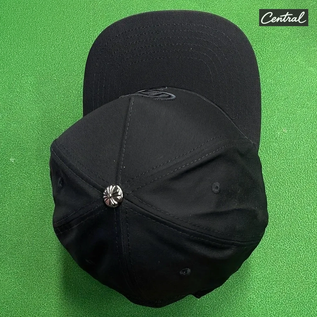 Chrome Hearts Logo Snapback - Black