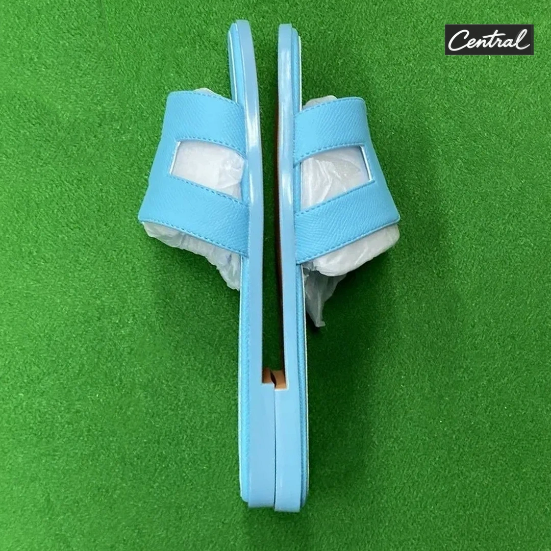 Hermès Oran Sandal - Sky Blue