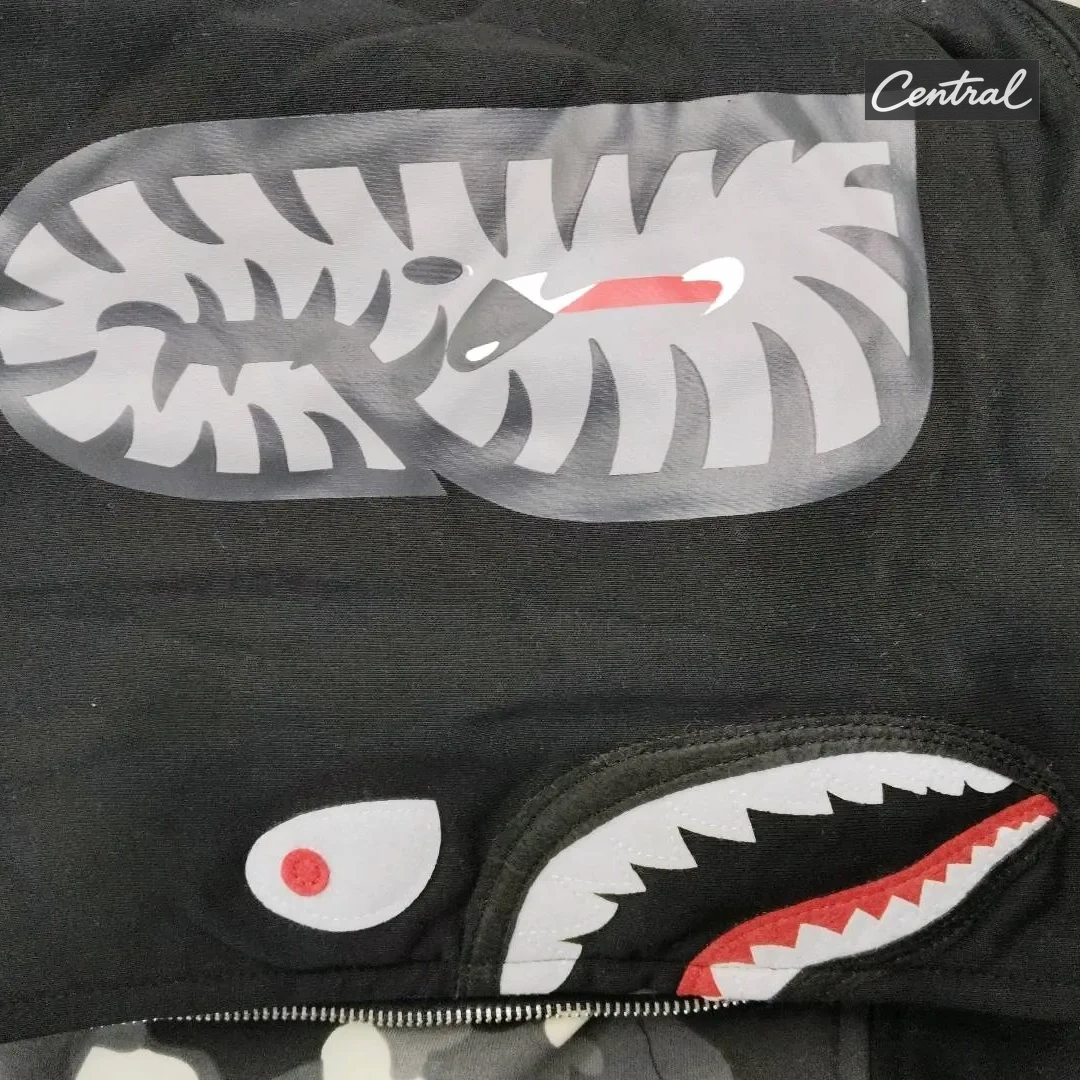 BAPE Full Zip Hoodie - Black