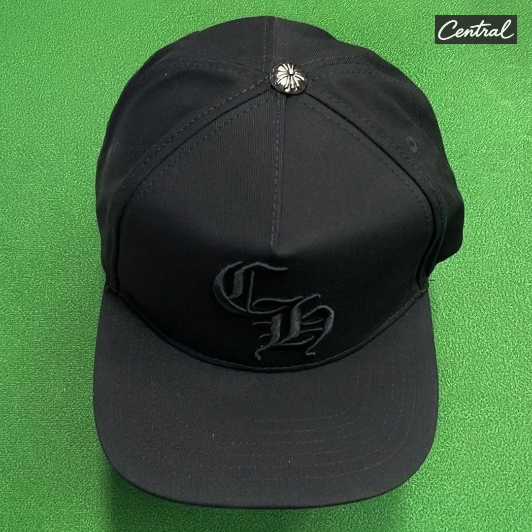 Chrome Hearts Logo Snapback - Black
