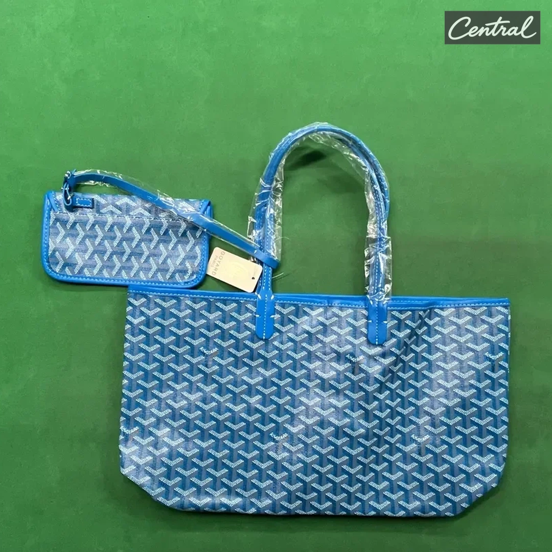 Goyard Saint Louis PM Bag - Sky blue