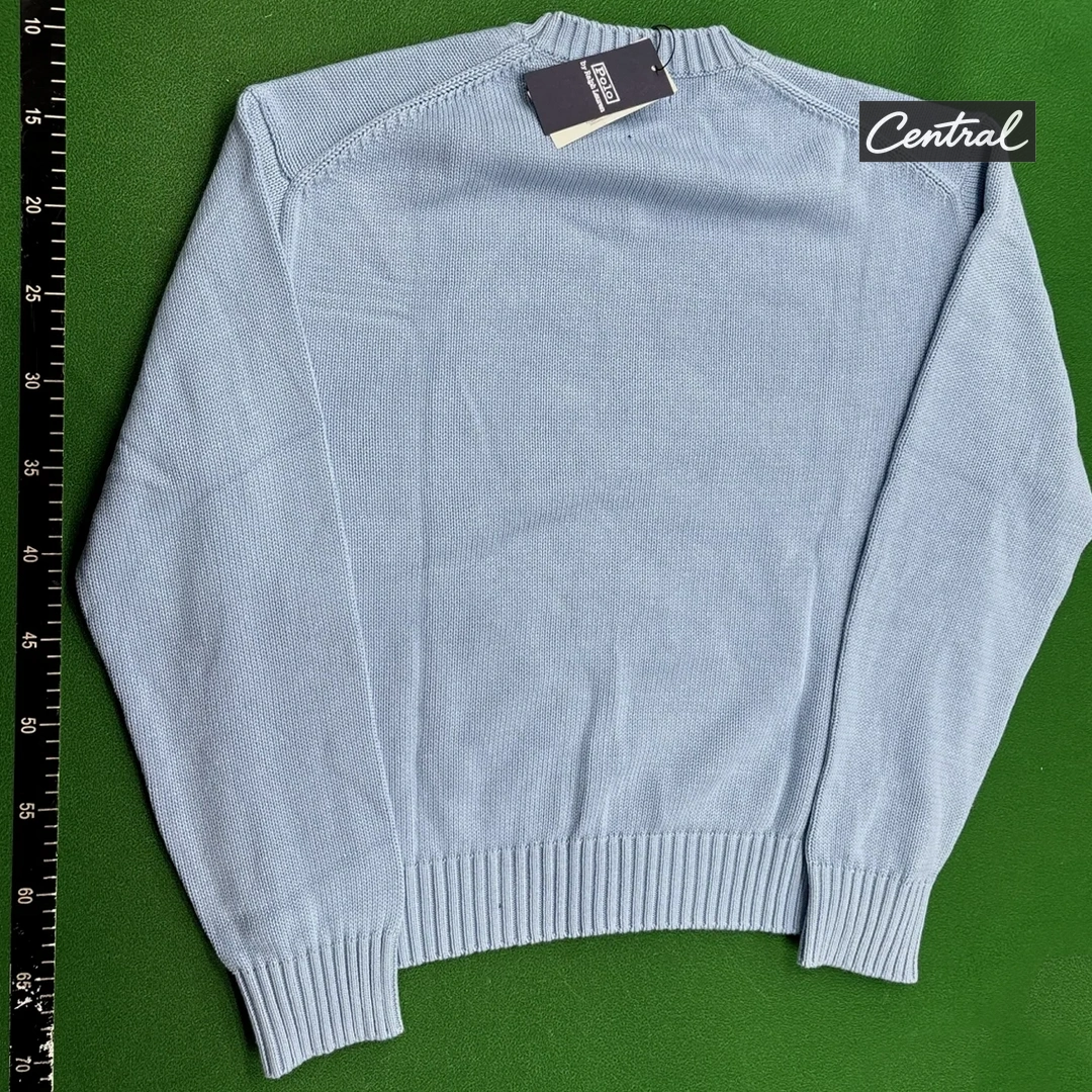 Ralph Lauren Knitted Sweater - Men's Light blue
