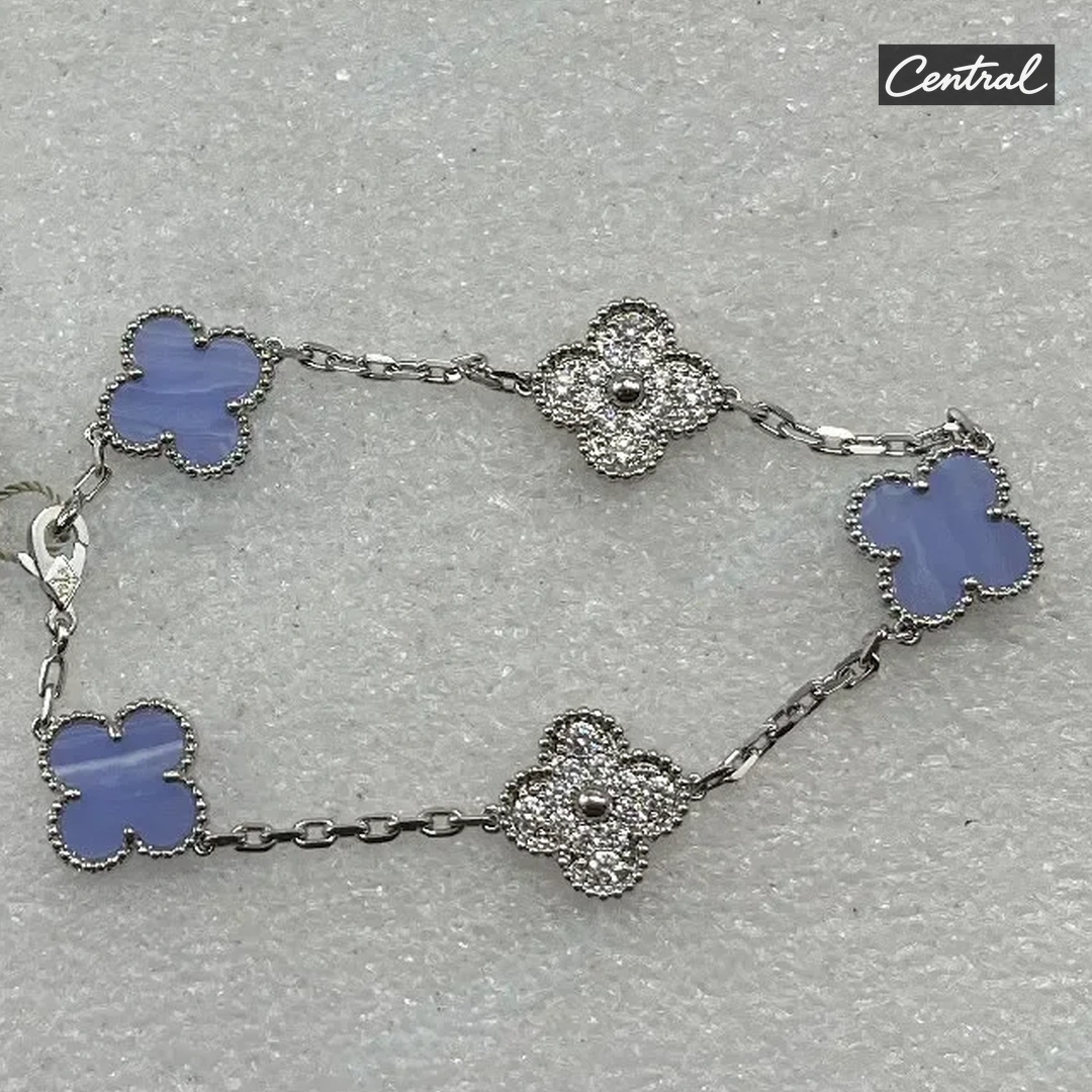 Van cleef Bracelet - White Gold Purple Diamonds