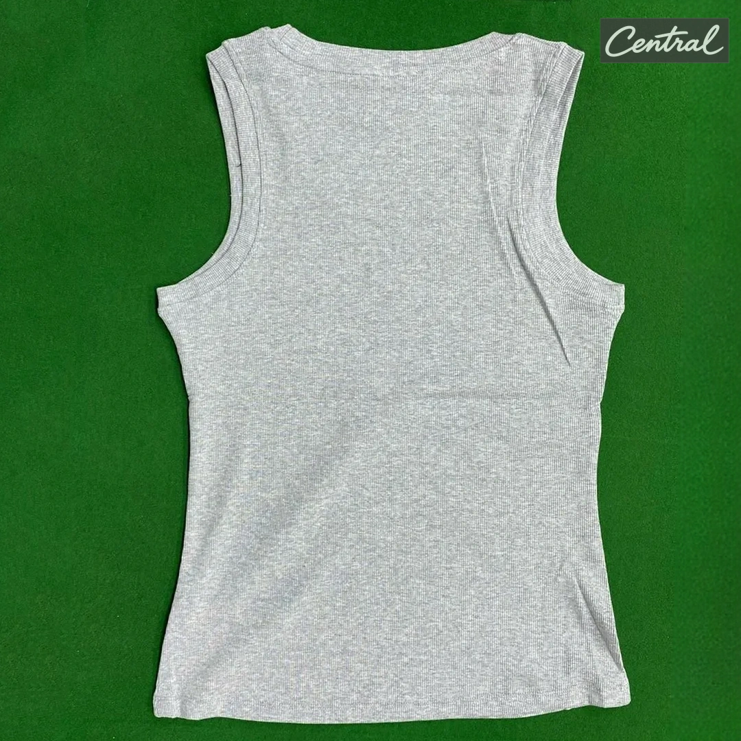 LOEWE Embroidered Anagram Tank Top - Gray