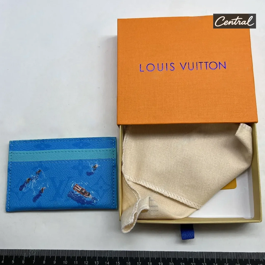 LV Card Holder - Blue