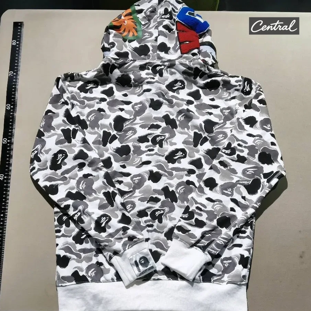 BAPE Full Zip Hoodie - tenth anniversary ink painting