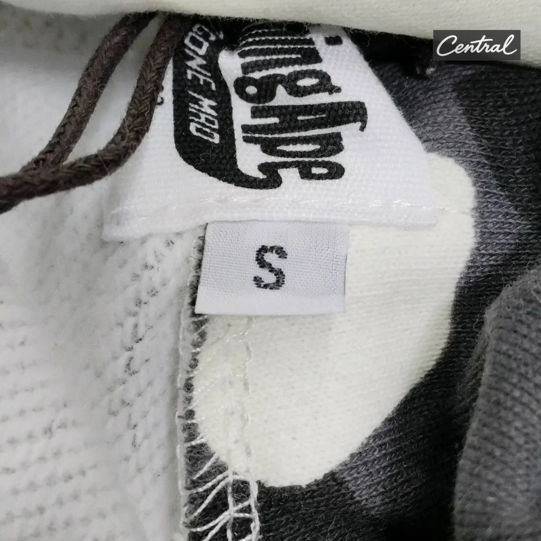 BAPE Full Zip Hoodie - White and Black