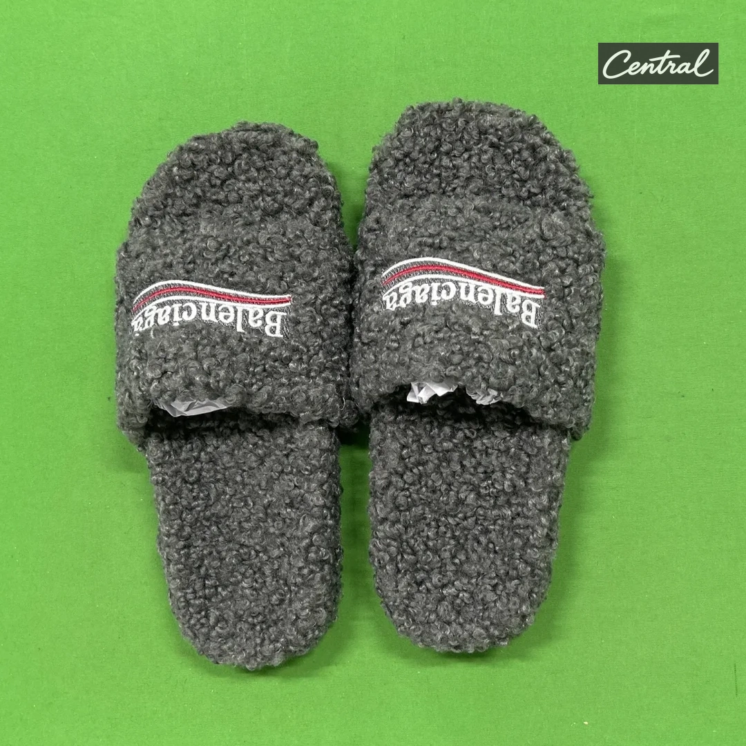 Balenciaga Slides - Gray