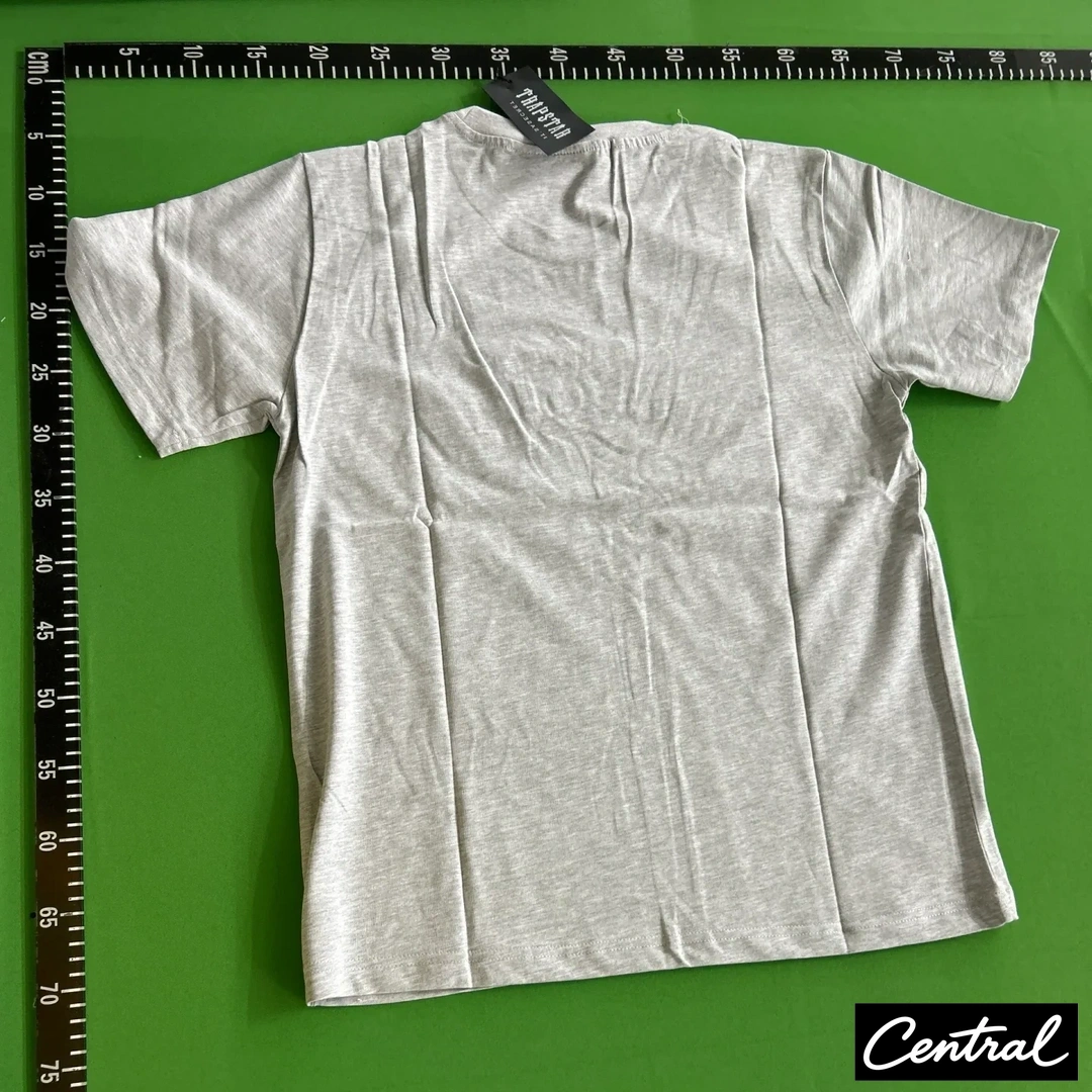 Trapstar Irongate Arch Chenille Tshirt short set - Gray/Blue