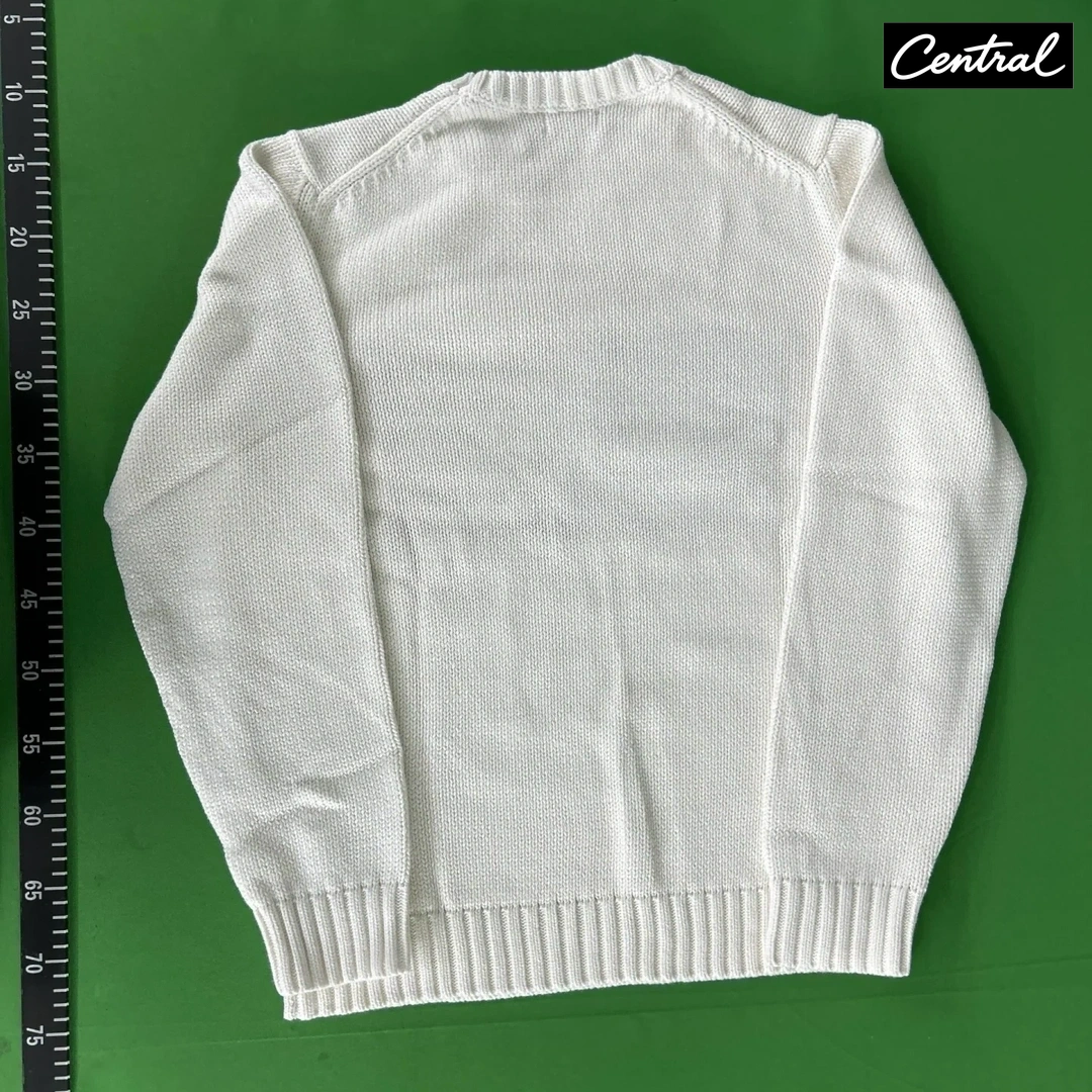 Ralph Lauren The Iconic Flag Jumper - White
