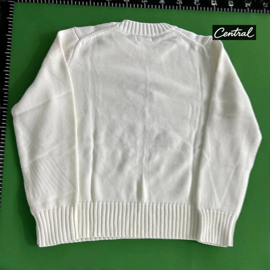 Ralph Lauren Knitted Sweater - Women White Pink