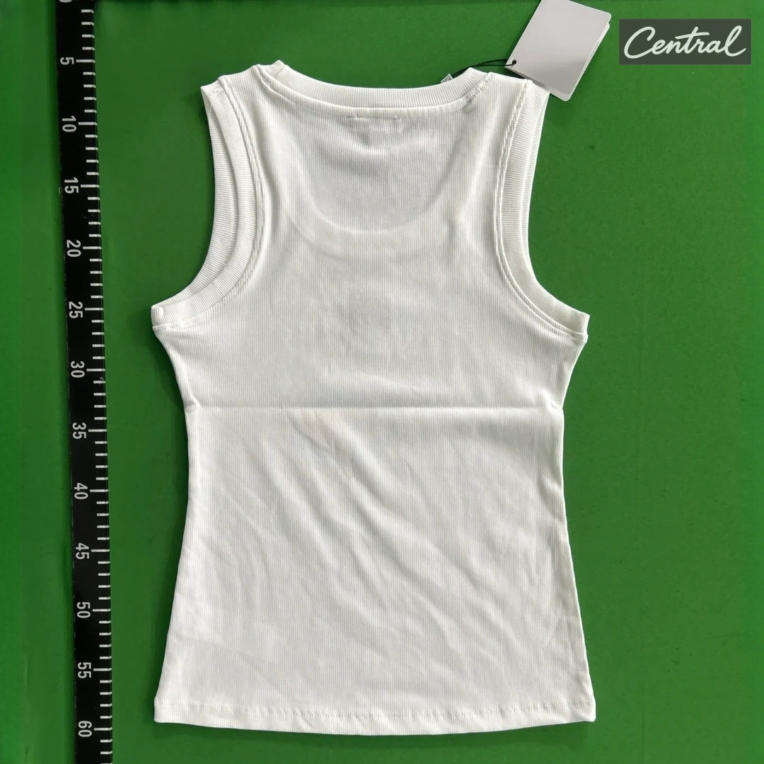 LOEWE Embroidered Anagram Tank Top - White