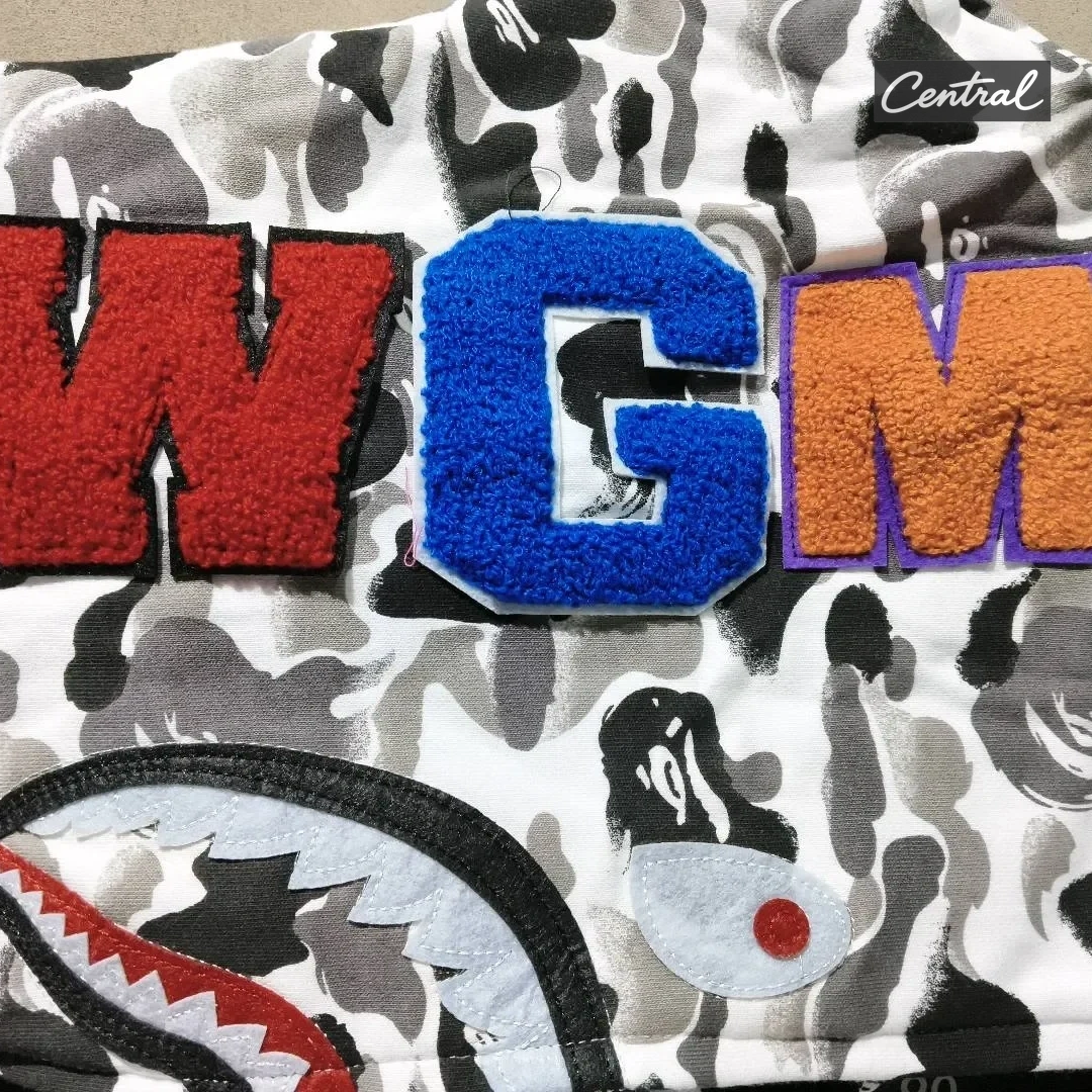 BAPE Full Zip Hoodie - tenth anniversary ink painting