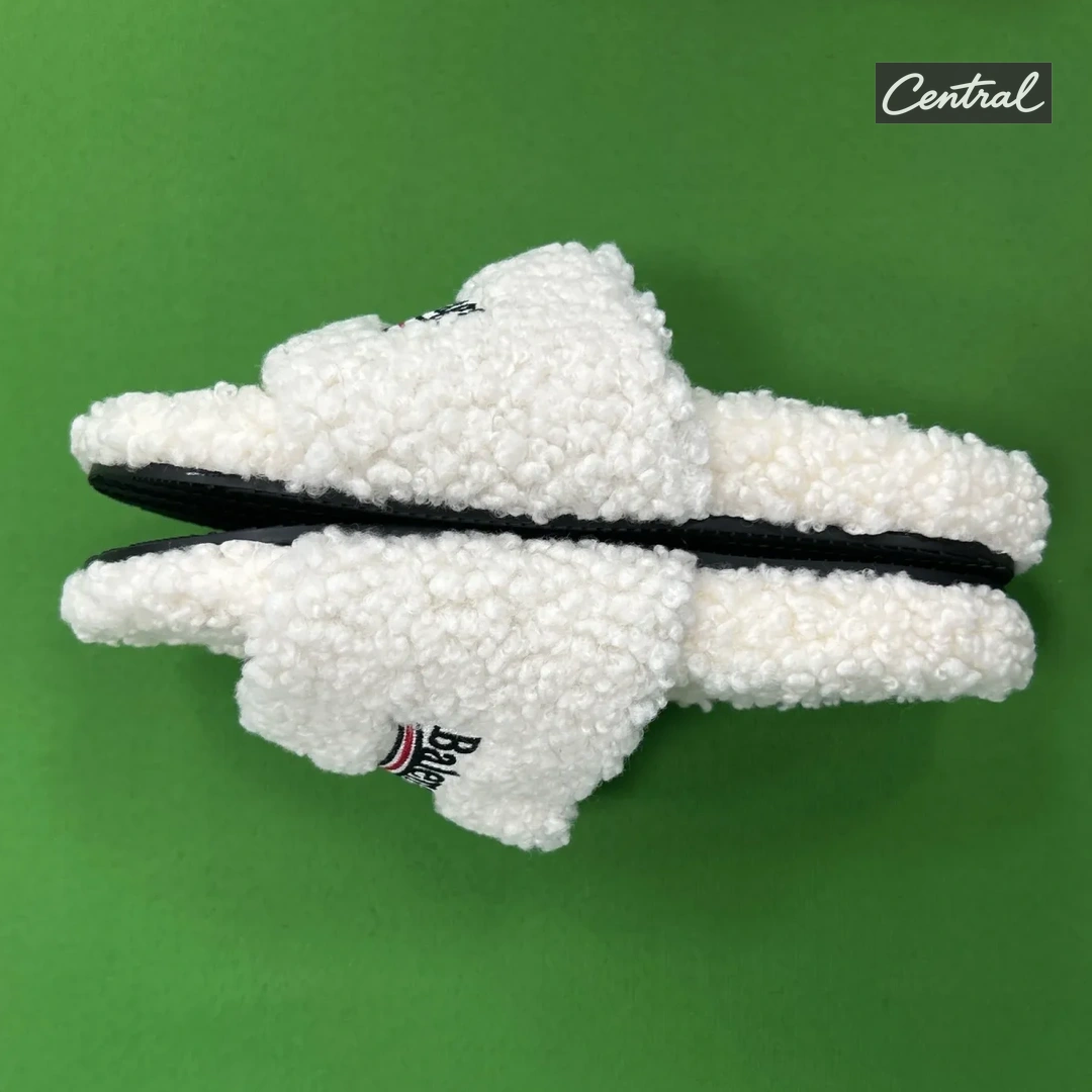 Balenciaga Slides - White