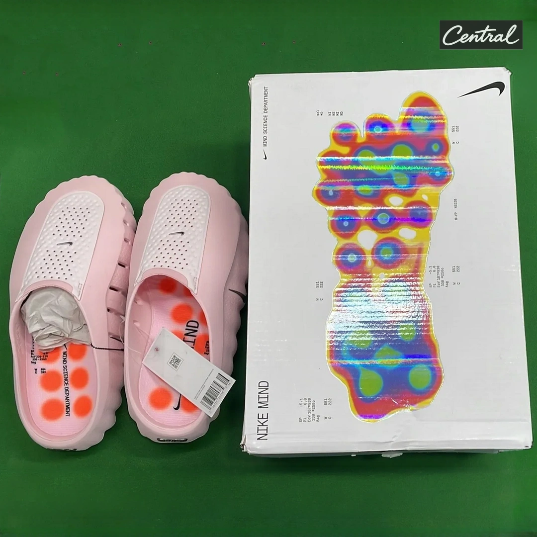 Nike Mind 001 Pregame Mules - Pearl powder