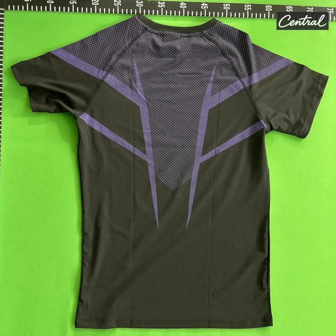 Gymshark T-Shirt - Black Purple Purple Label