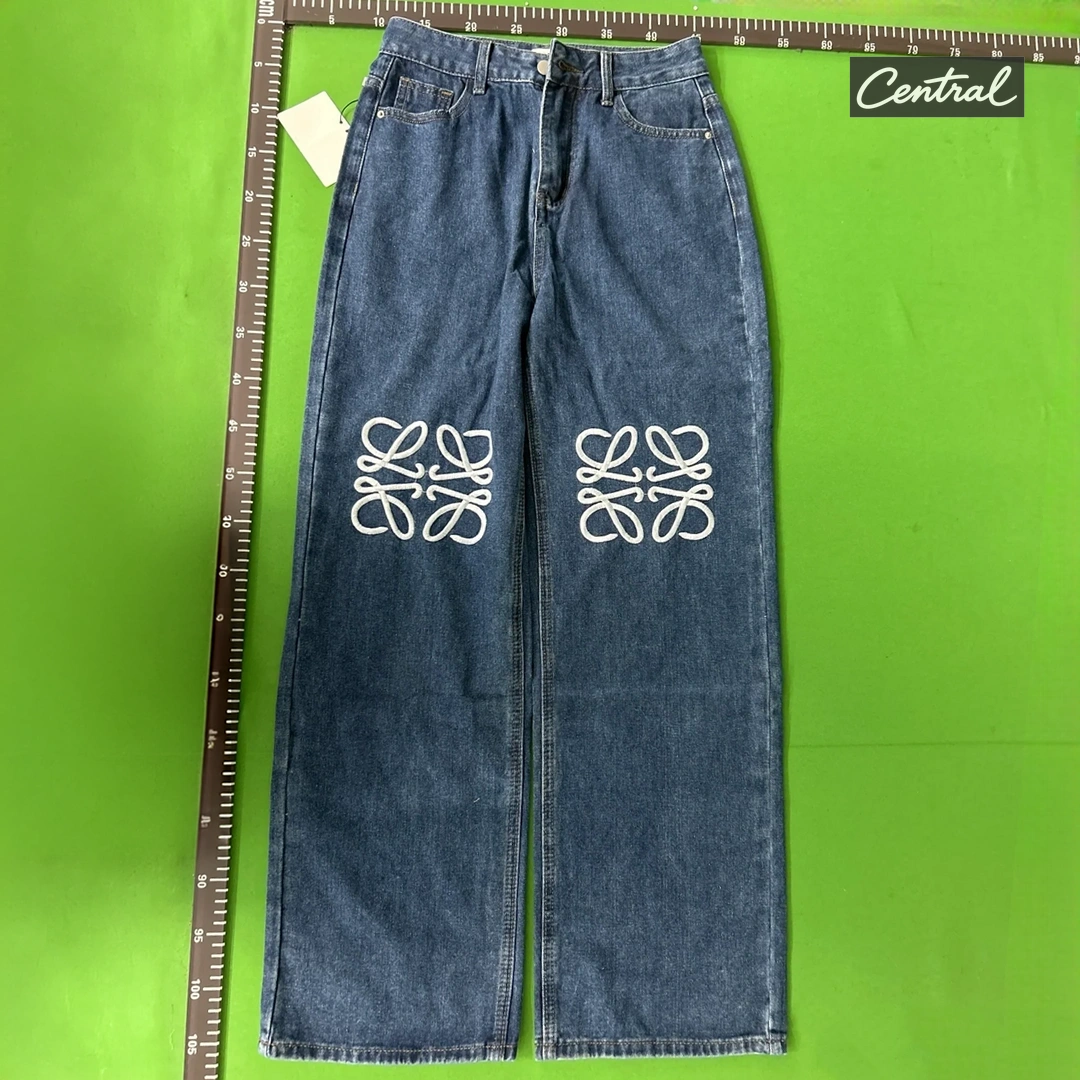 LOEWE Anagram Jeans - Dark Blue