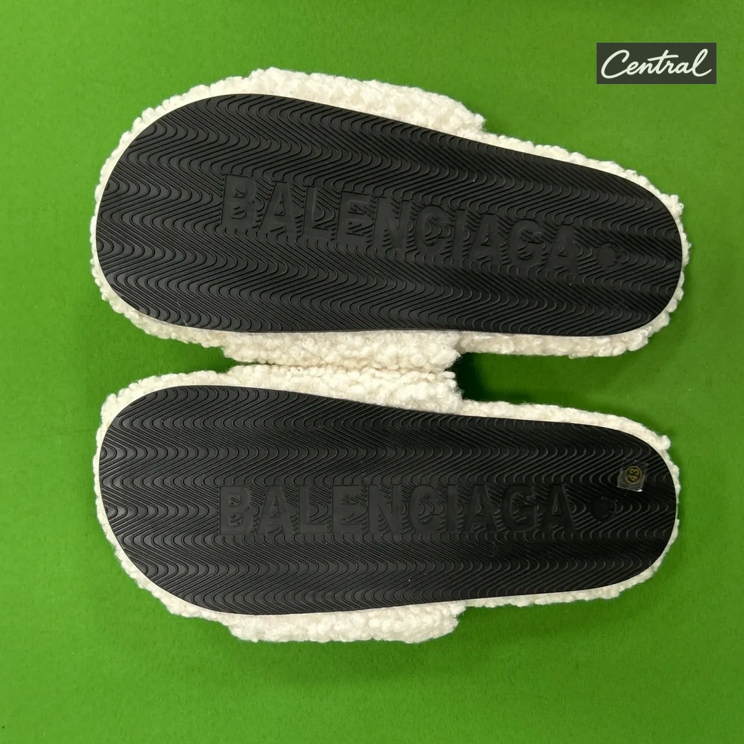 Balenciaga Slides - White