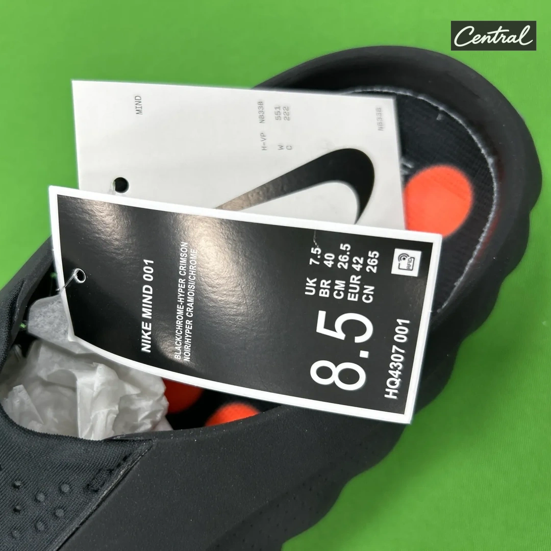 Nike Mind 001 Pregame Mules - Black