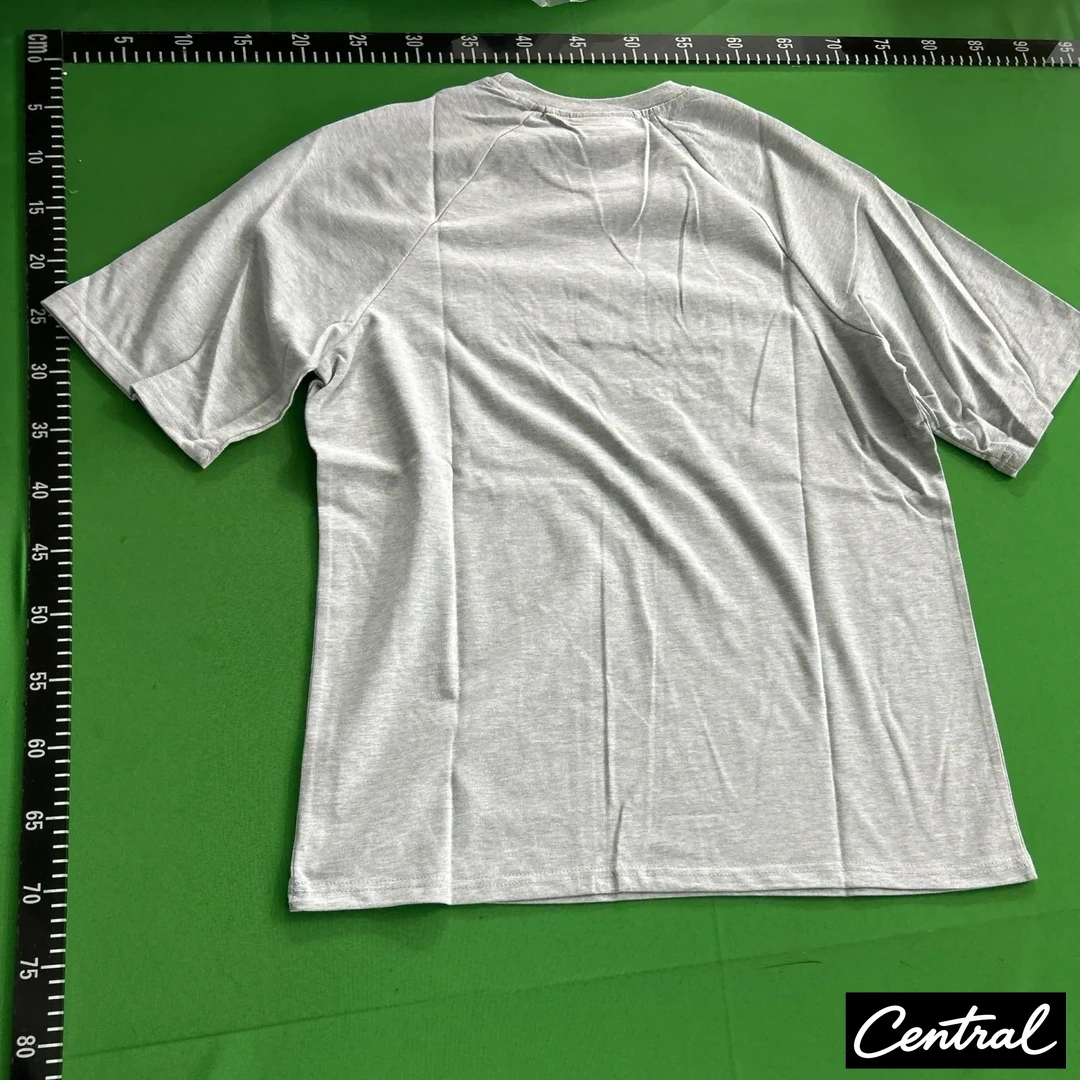 Trapstar Chenille Decoded Tshirt Short Set - Gray/White