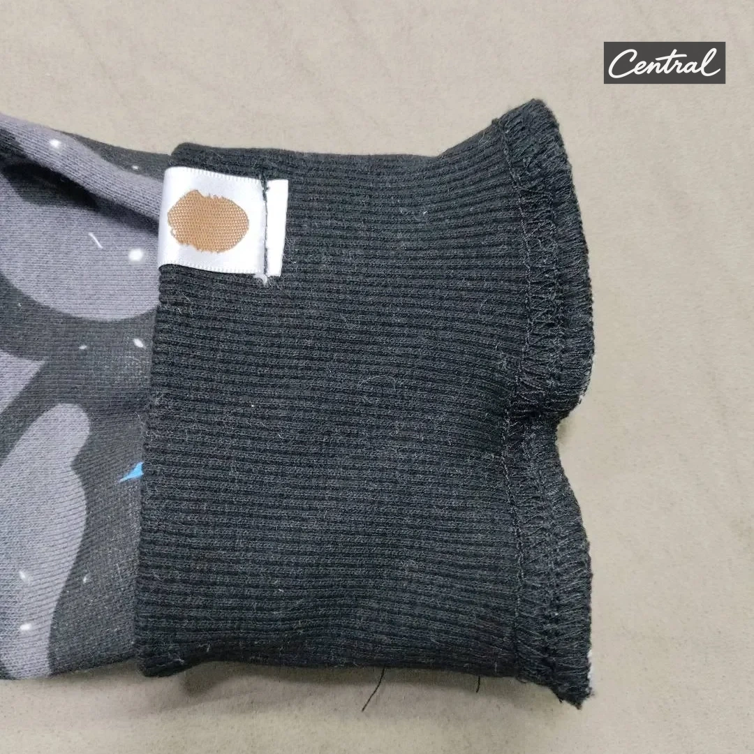 BAPE Full Zip Hoodie - starry sky black single cap
