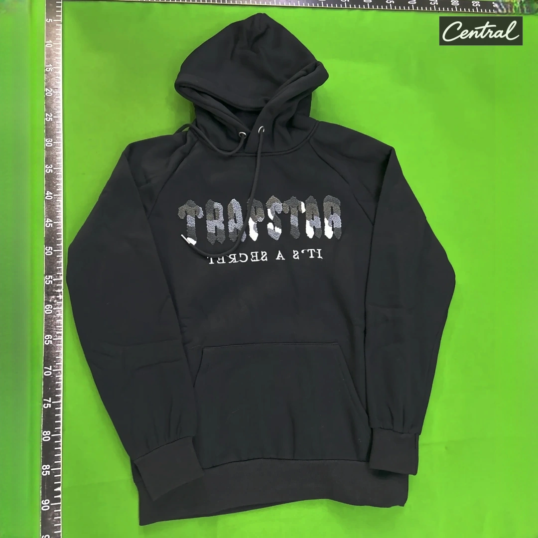Trapstar Tracksuit - Camouflage Letters Black