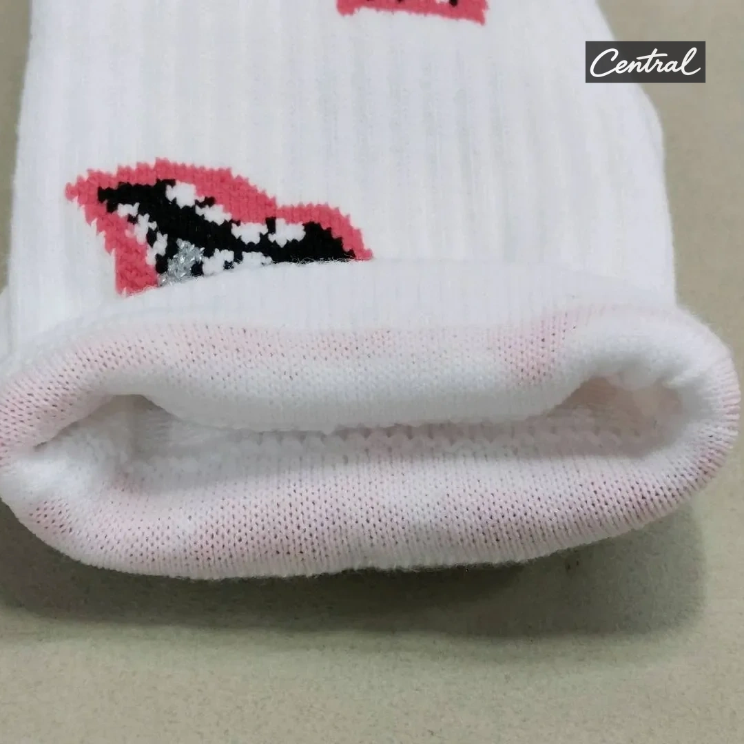 Chrome Hearts Socks - Red lip style