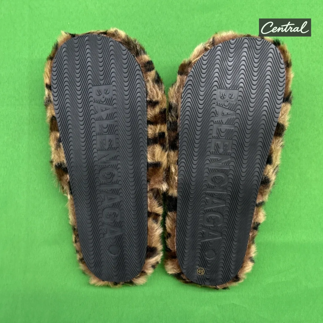 Balenciaga Slides - leopard