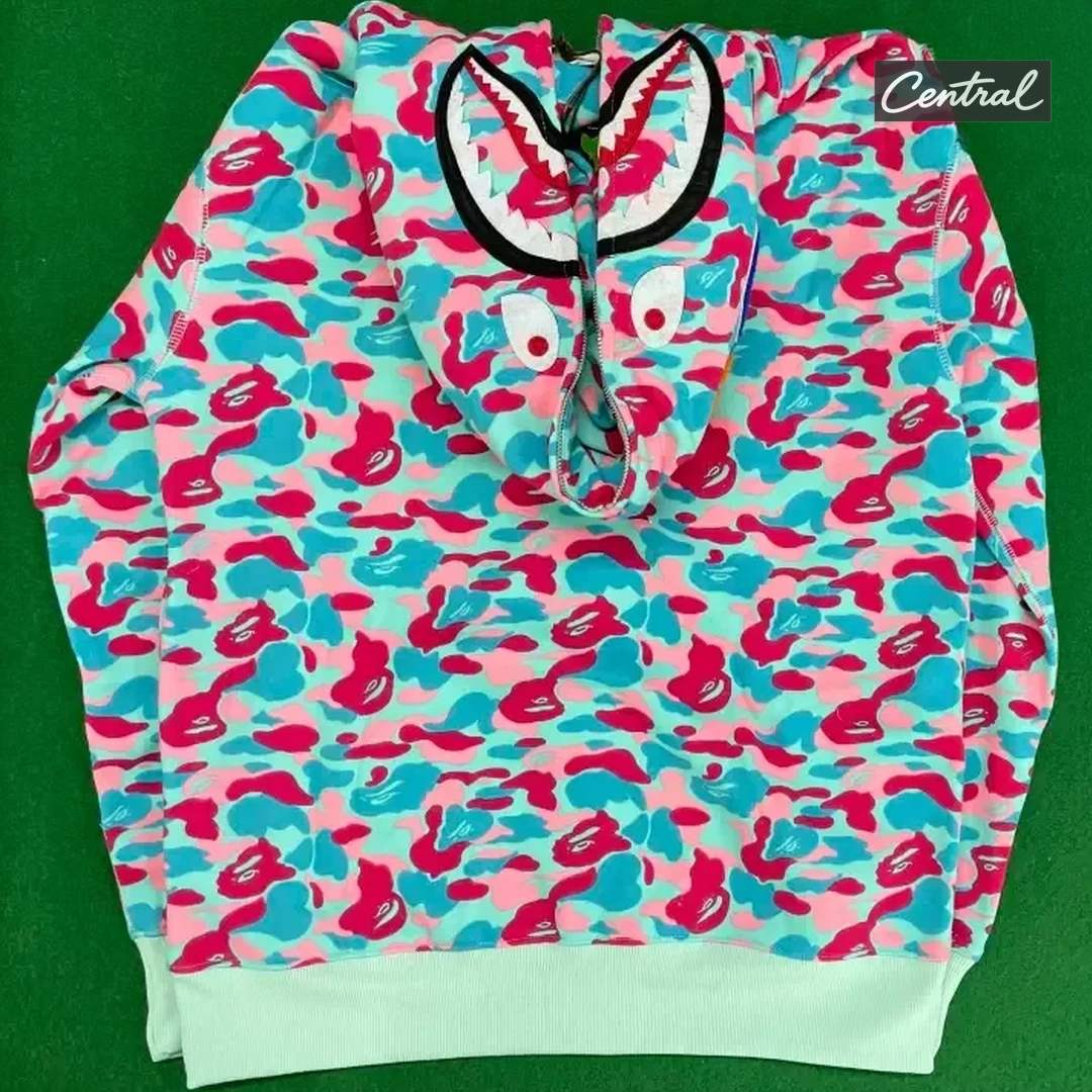 BAPE Full Zip Hoodie - Miami single cap