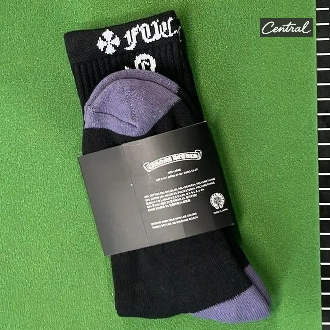Chrome Hearts Socks - White Letter style