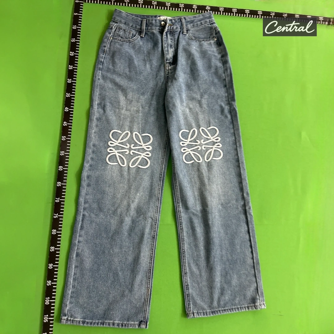 LOEWE Anagram Jeans - Light Blue
