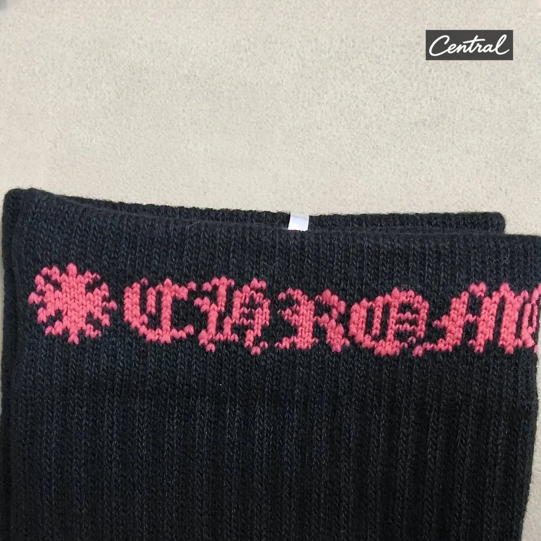 Chrome Hearts Socks - Red lip style