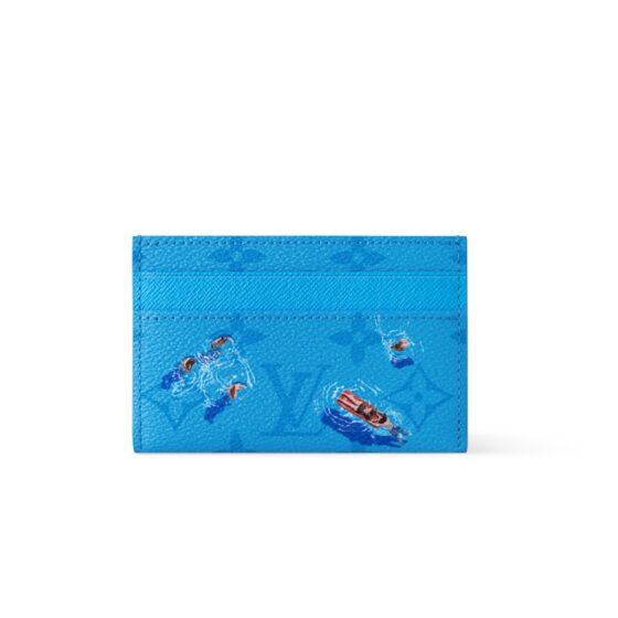 LV Card Holder - Blue