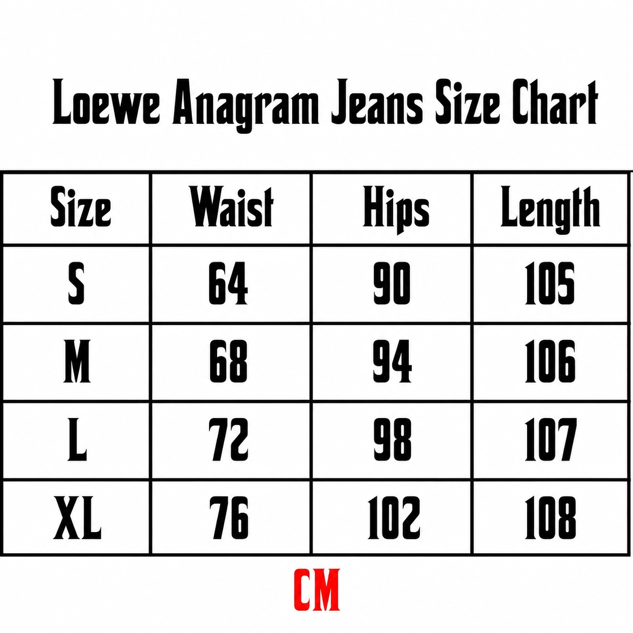 LOEWE Anagram Jeans - White